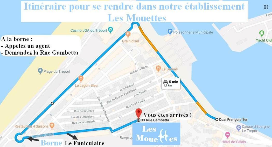 Apartamento Les Mouettes Le Tréport Exterior foto